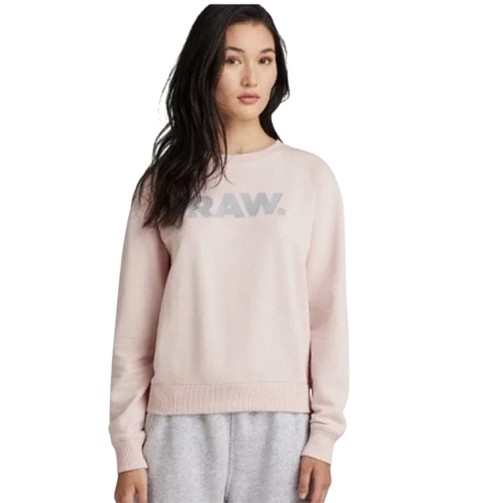 G-STAR Raw Core Pink (PYG) Women's Pullover Crew Neck Sweatshirt, Size XS - NWT